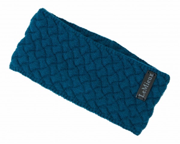 LeMieux Stirnband Cable Knit Headband marine