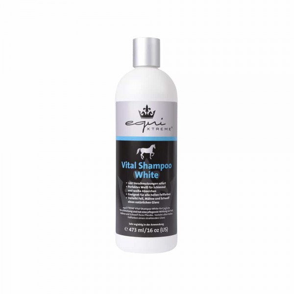 equiXTREME Vital Shampoo White Pflegeshampoo für helle Pferde