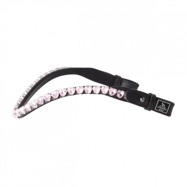 SD Design Stirnband Je T'aime rose schwarz