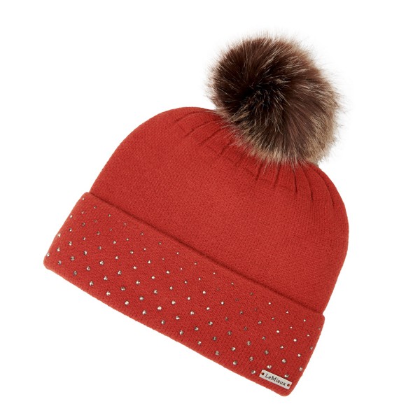 LeMieux Beanie Sparkle Hat in der Farbe sienna