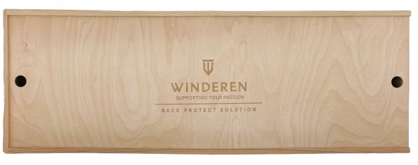Winderen Holzbox zur Aufbewahrung für Back Protect Solution Sattelpad