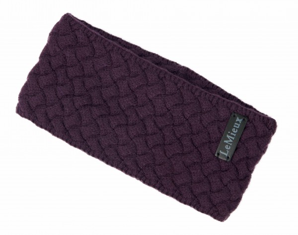 LeMieux Cable Knit Headband in der Farbe fig