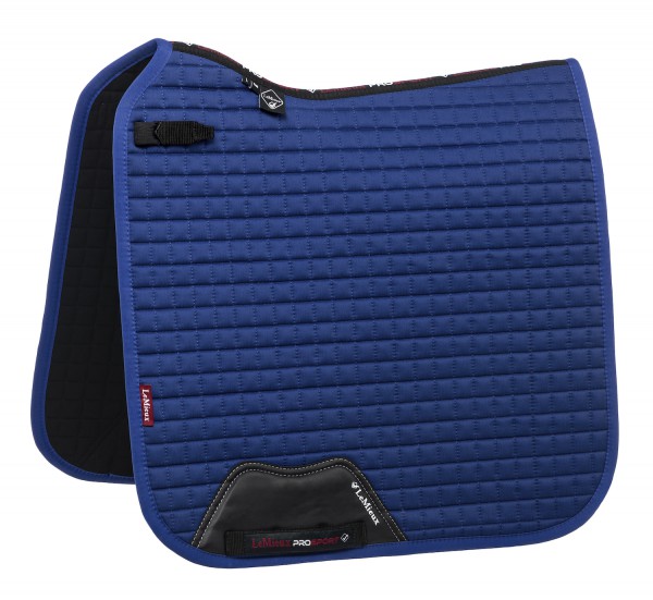 LeMieux Schabracke ProSport Cotton Dressage Square benetton blue