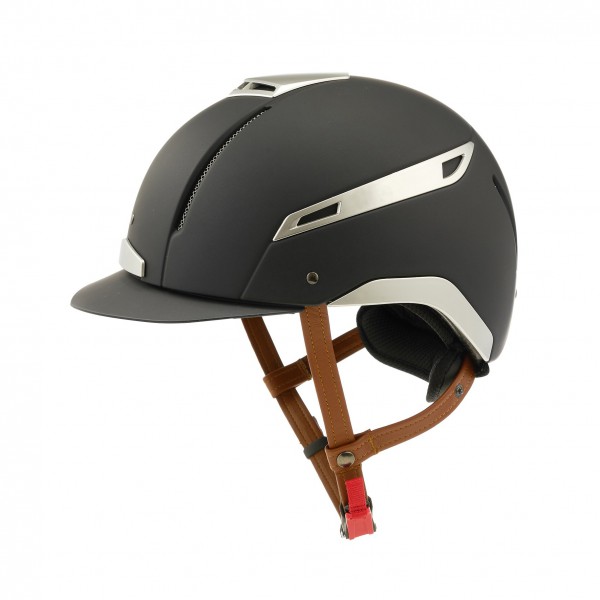 Jin Stirrup Icona Color Reithelm schwarz