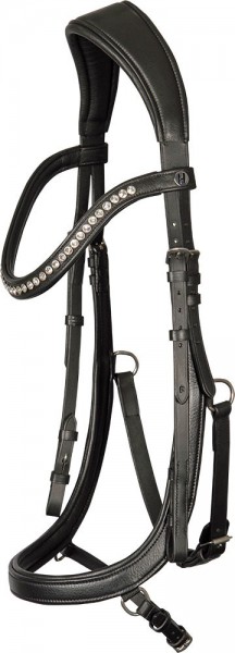 Harry's Horse Trense Anatomic Crystal schwarz