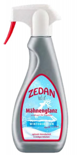 ZEDAN Mähnenglanz Spray Winteredition Vanille & Zimt für optimale Kämmbarkeit und seidigen Glanz